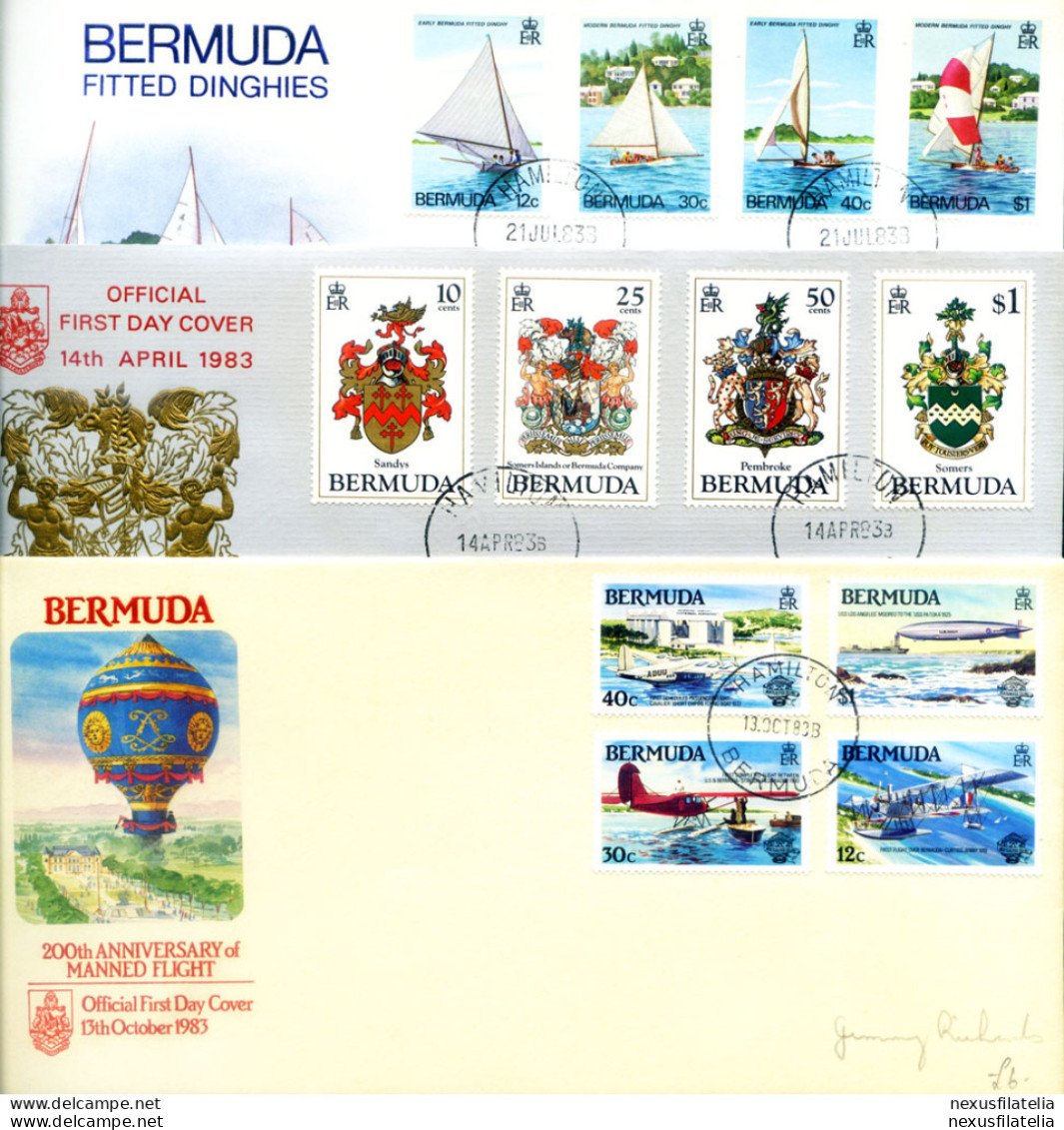 Annata Completa FDC 1983. - Bermudes