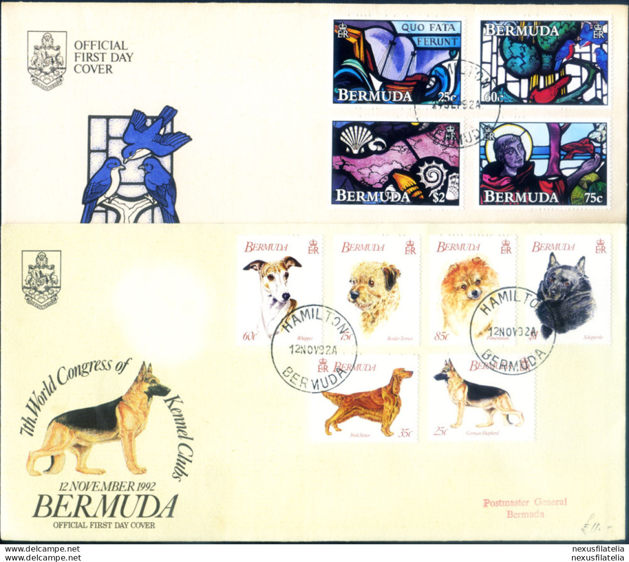 Annata Completa FDC 1992. - Bermuda