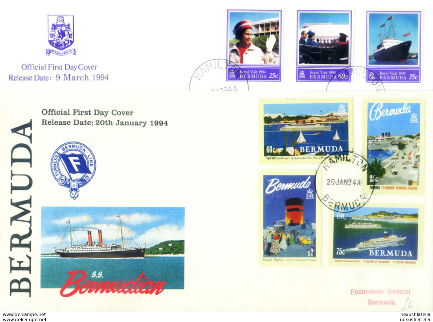 Annata Completa FDC 1994. - Bermuda