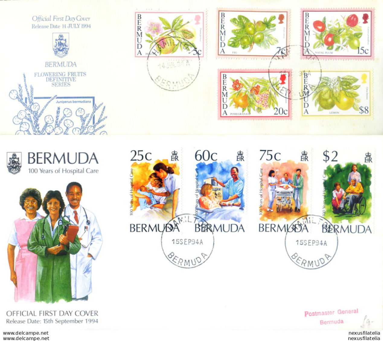 Annata Completa FDC 1994. - Bermuda