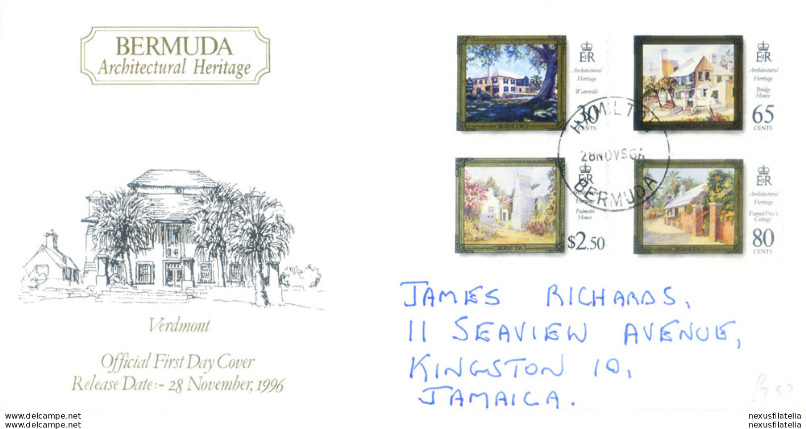 5 FDC Del 1996. - Bermudes