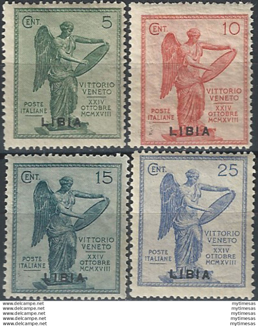 1922 Libia Vittoria 4v. MNH Sassone N. 34/37 - Andere & Zonder Classificatie