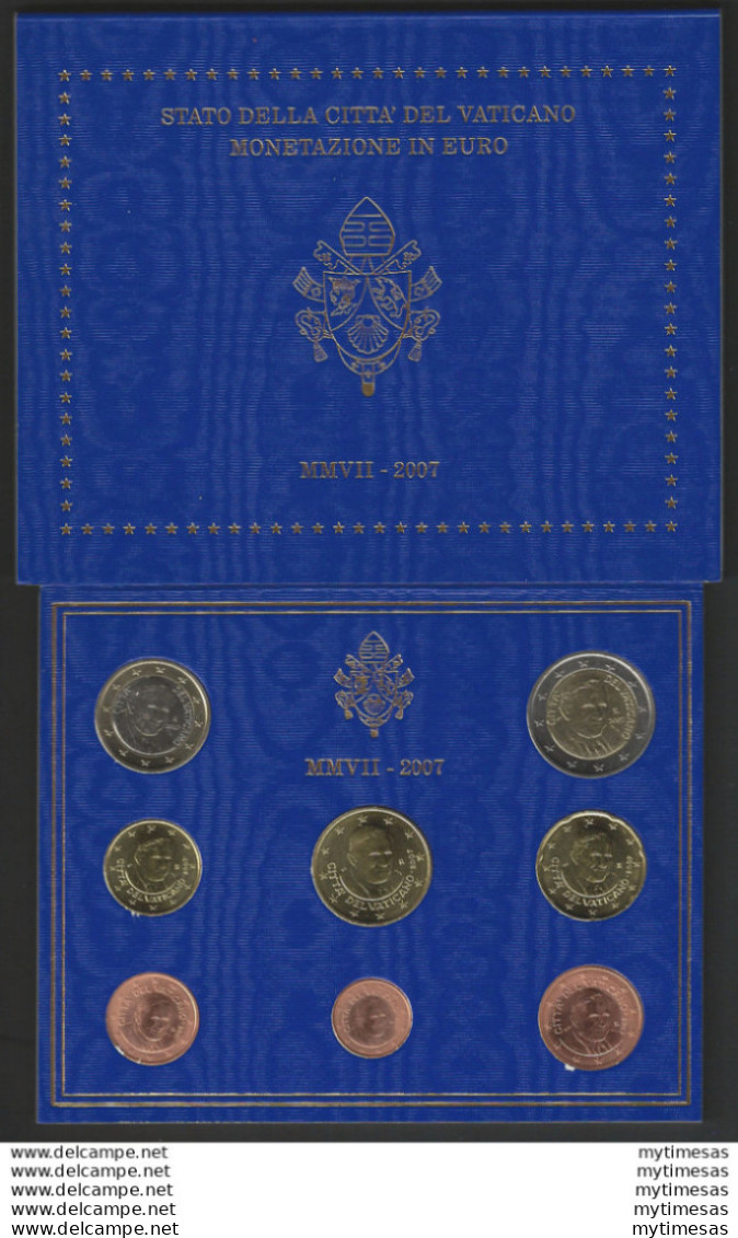 2007 Vaticano Divisionale 8 Monete FDC - Vatikan