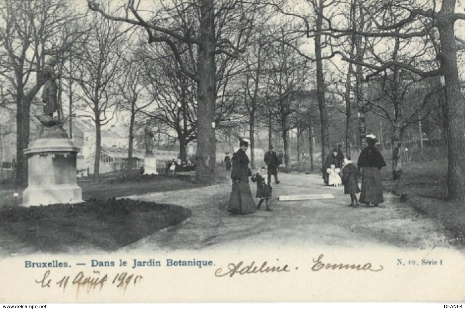 BRUXELLES : Dans Le Jardin Botanique. Carte Impeccable. - Bossen, Parken, Tuinen