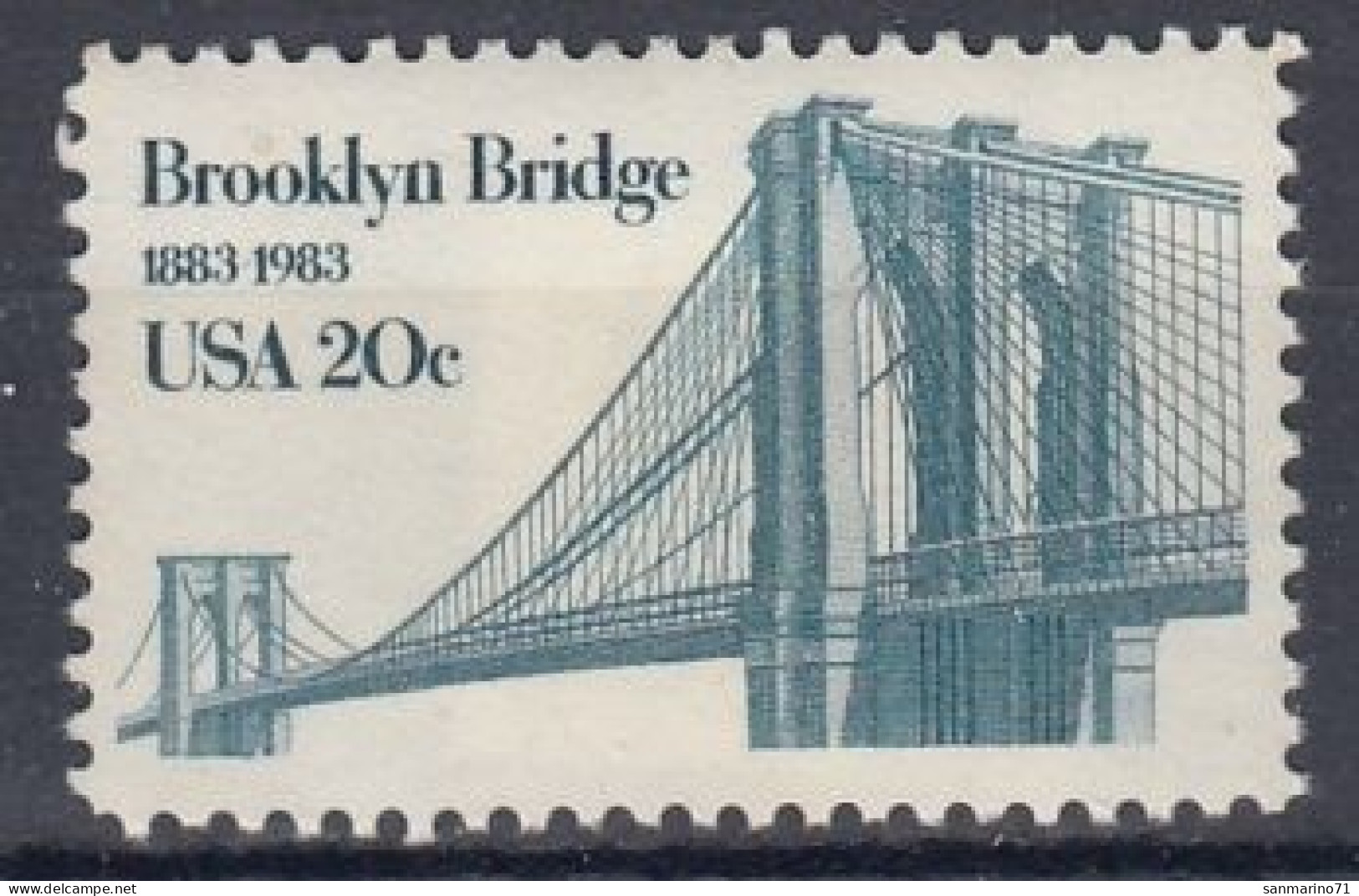 UNITED STATES 1630,unused,bridges - Bridges