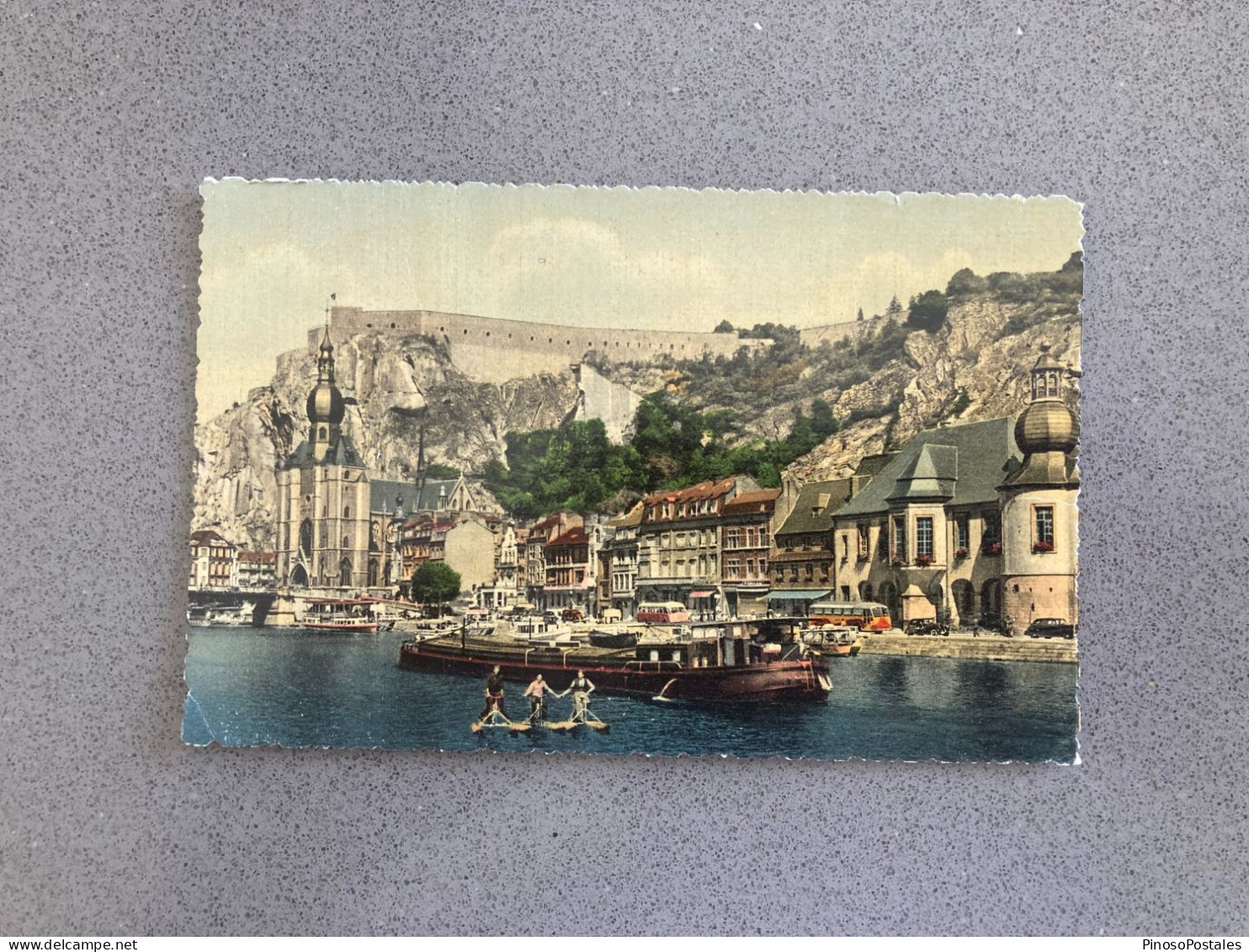 Dinant - Quai De La Meuse Eglise Et Citadelle Carte Postale Postcard - Dinant
