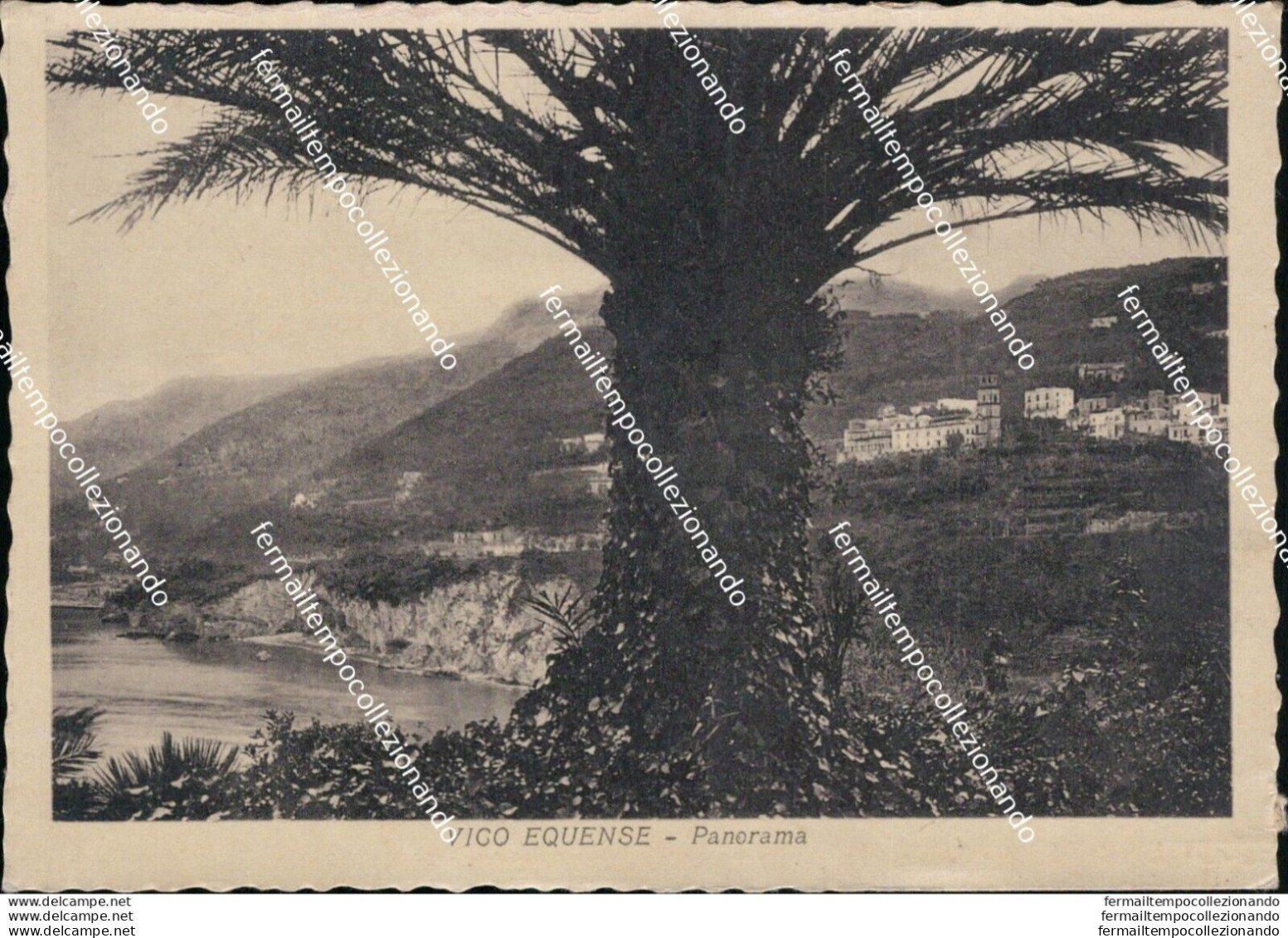 Az75 Cartolina Vico Equense Panorama Provincia Di Napoli - Napoli