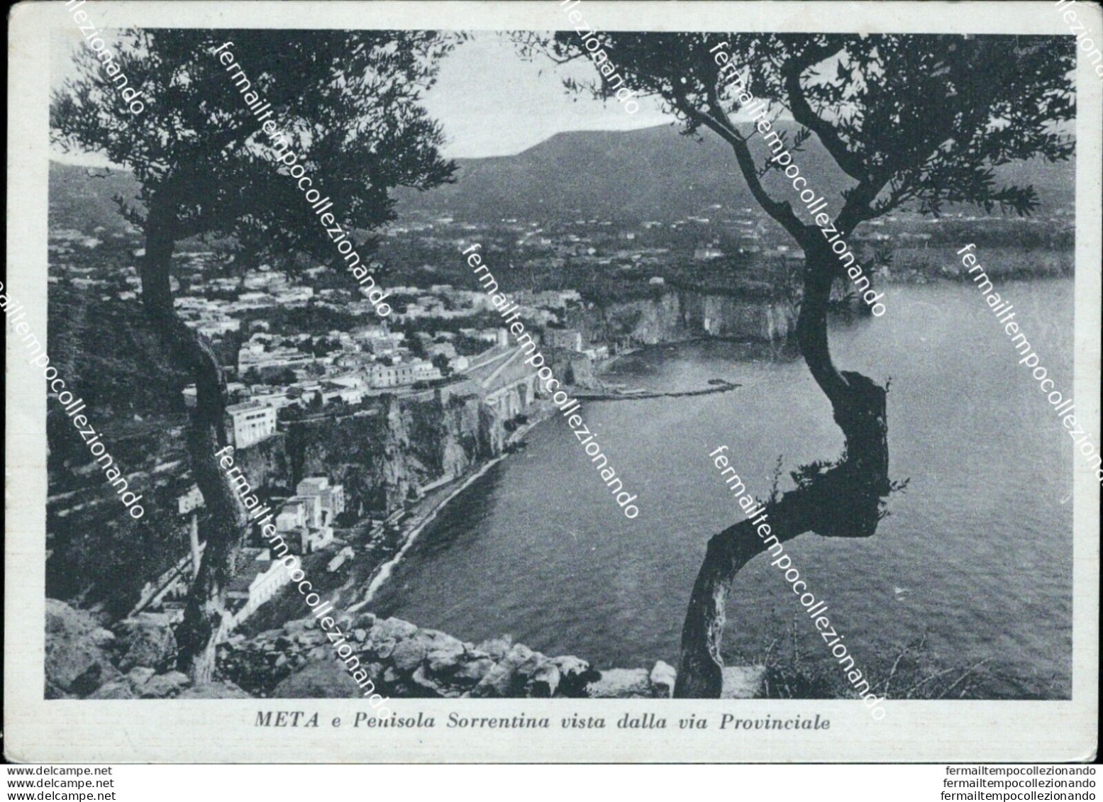 T757 Cartolina Meta E Penisola Sorrentina Provincia Di Napoli - Napoli (Napels)