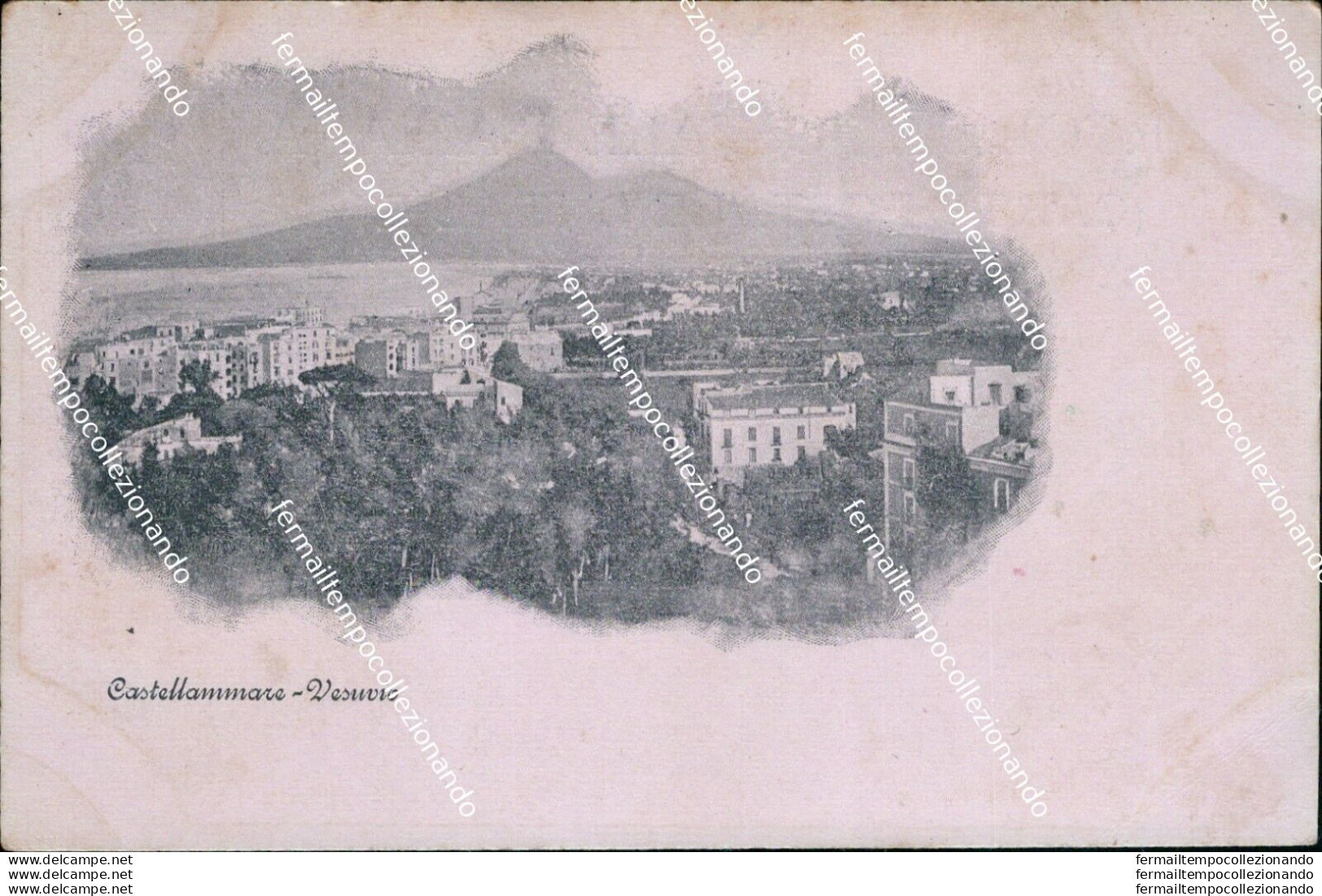 Bh28 Cartolina Castellammare Vesuvio Provincia Di Napoli - Napoli (Neapel)