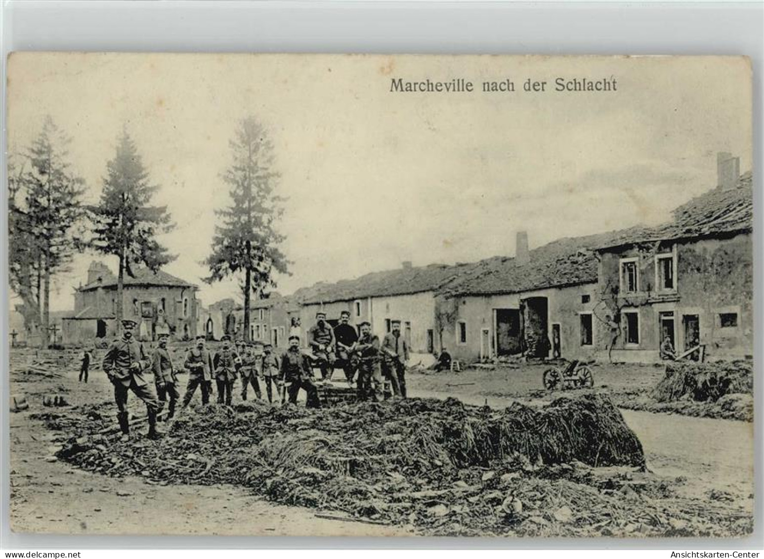 10012309 - Militaer-Truemmerorte Marcheville Nach Der - Sonstige & Ohne Zuordnung