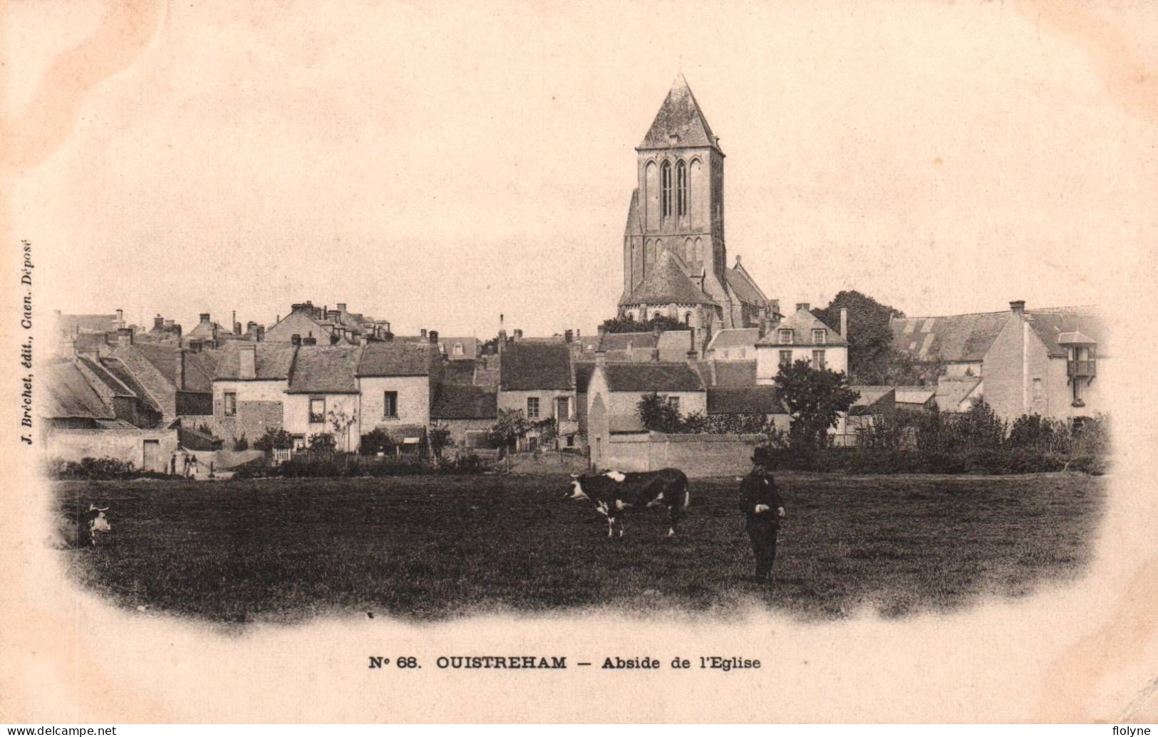 Ouistreham - Abside De L'église Du Village - Ouistreham