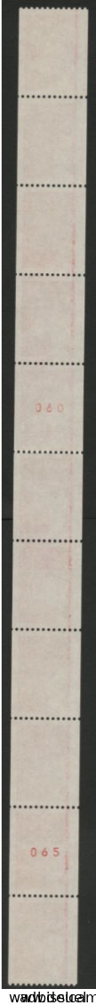 Roulette N° 97 (Luquet 3084 Type 1) Neuf ** (MNH) Avec 2 N° Rouge Au Verso - Roulettes