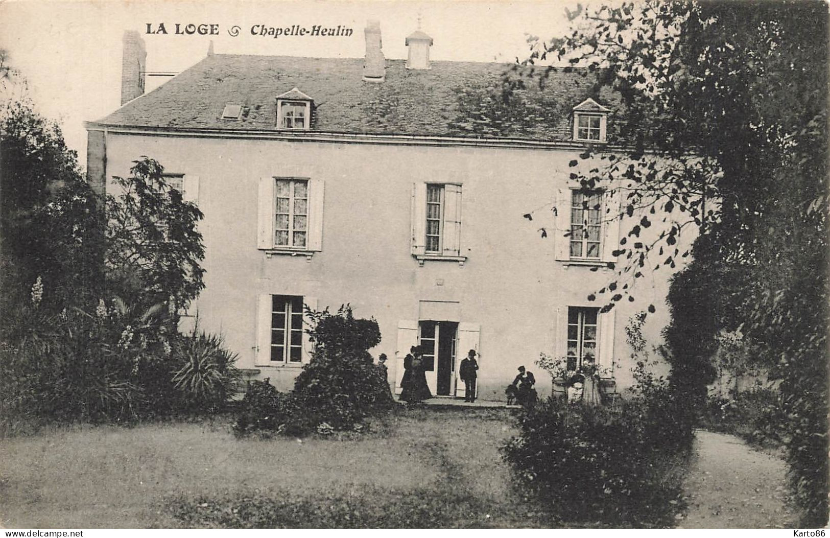 La Chapelle Heulin * LA LOGE * Villa Manoir Château La Loge * Villageois - Autres & Non Classés