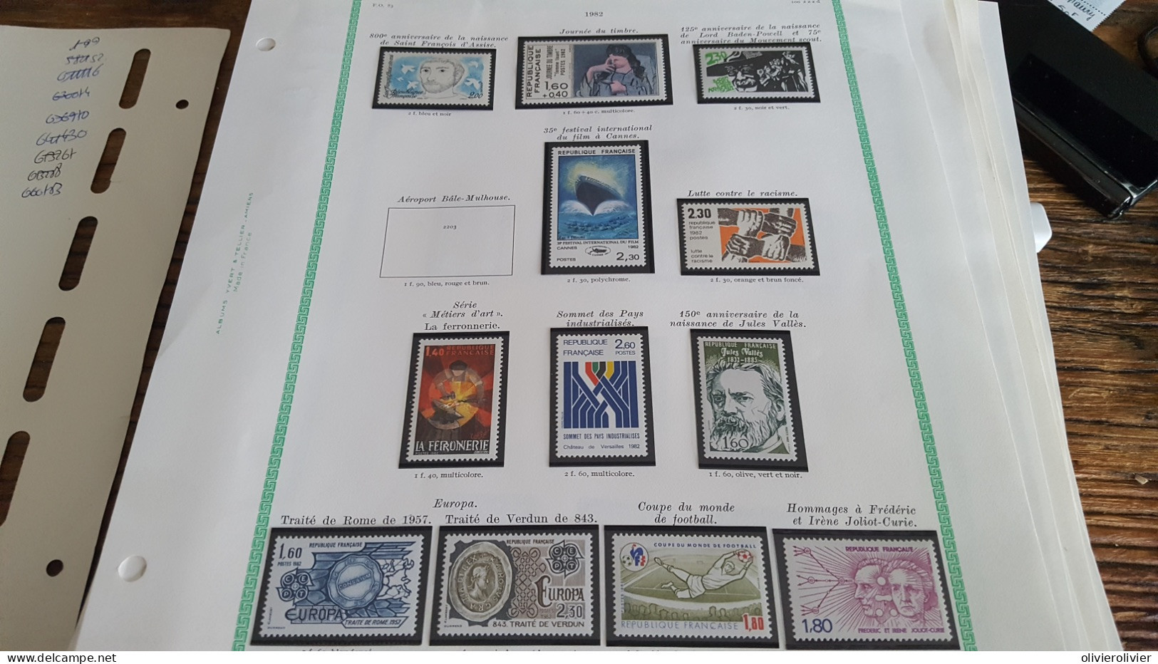 REF A1729  FRANCE NEUF** EXTRAIT ANNEE 1982 BLOC - Unused Stamps