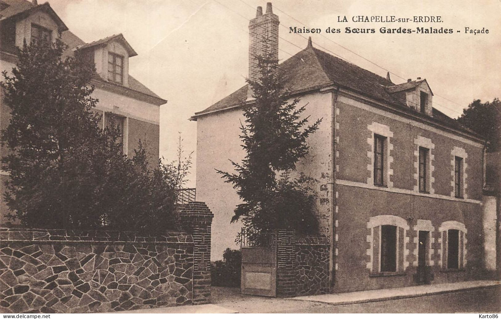 La Chapelle Sur Erdre * Maison Des Soeurs Gardes Malades , Façade - Autres & Non Classés