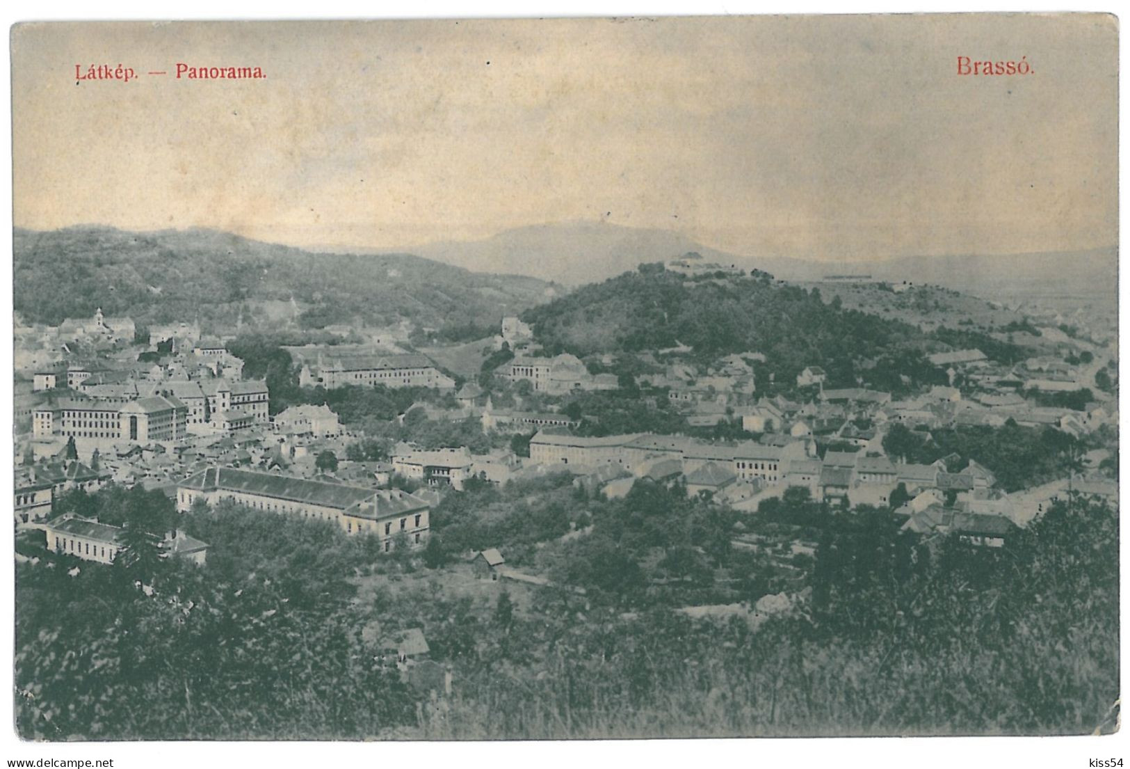 RO 47 - 11987 BRASOV, Romania, Panorama - Old Postcard - Unused - Roumanie