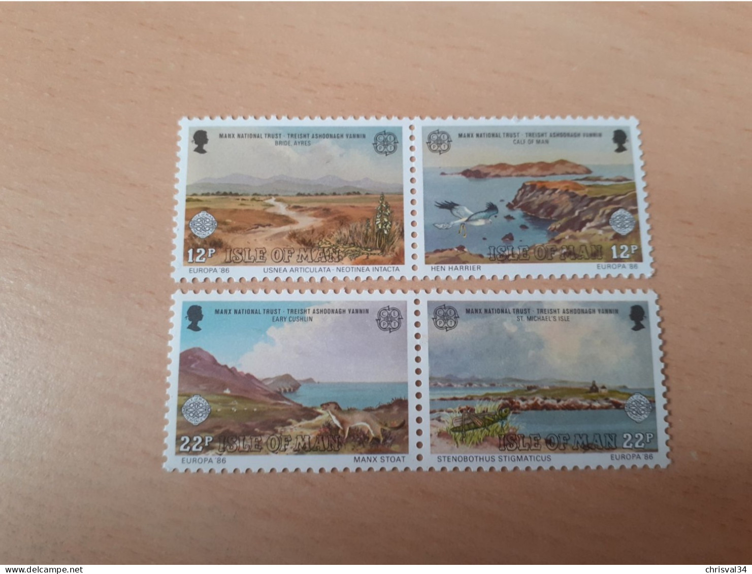 TIMBRES  ILE  DE  MAN    ANNEE   1986   N  302  A  305     NEUFS  LUXE** - Isle Of Man