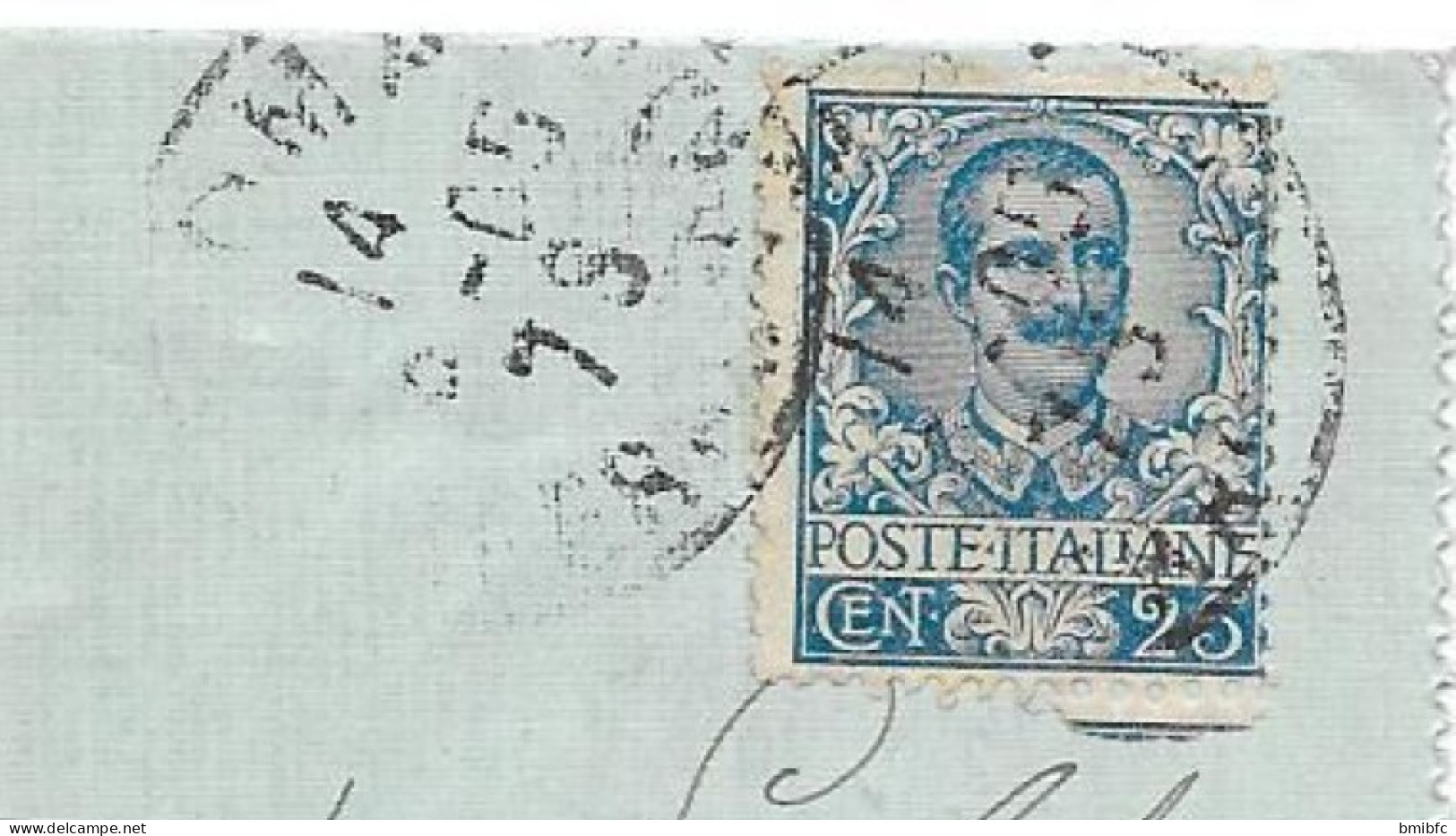 Sur Lettre POSTE ITALIANE  écrite 1905 - Marcofilía