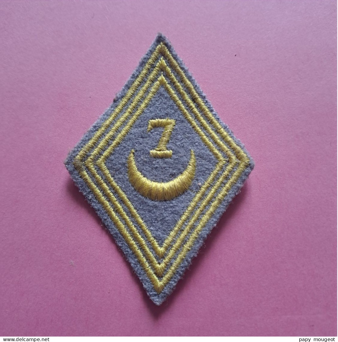 7ème Régiment De Tirailleurs Tunisiens - Ecusson De Bras M45 - Patches