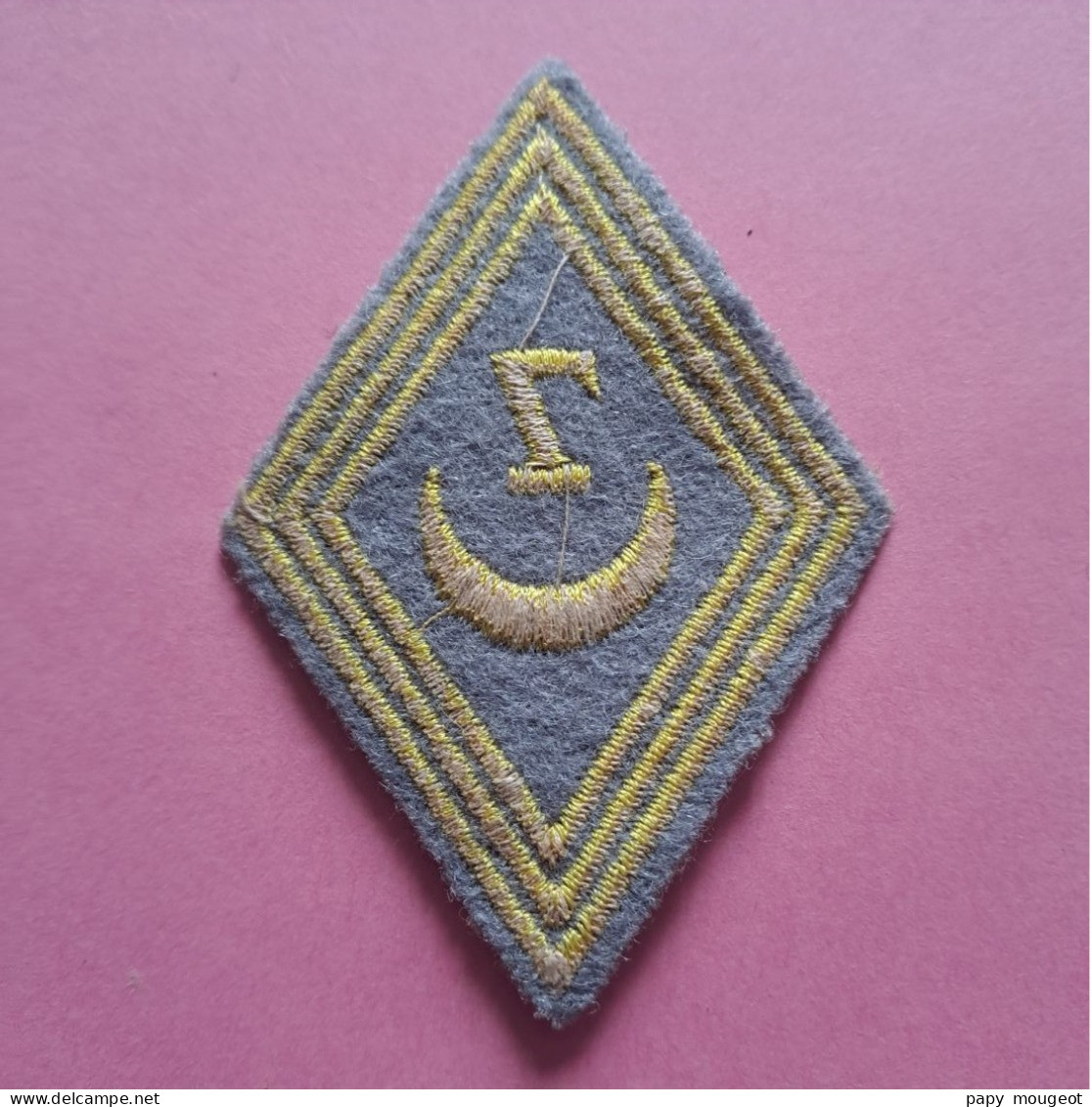 7ème Régiment De Tirailleurs Tunisiens - Ecusson De Bras M45 - Stoffabzeichen