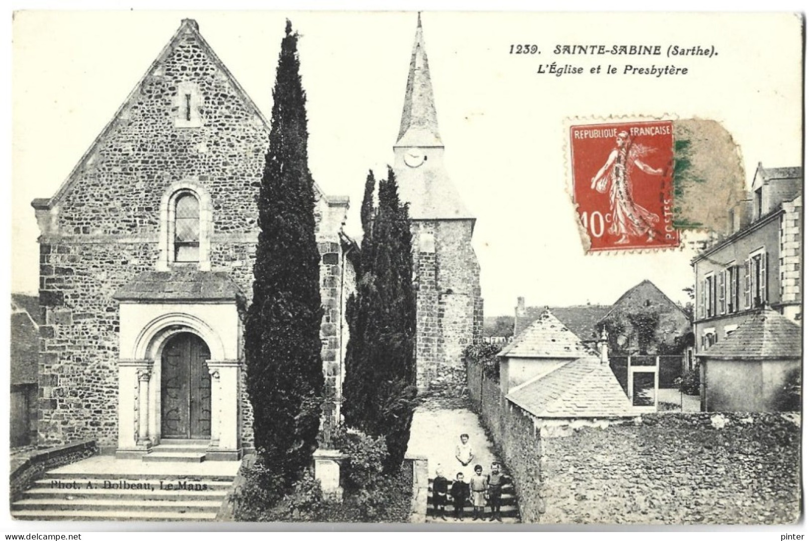 SAINTE SABINE - L'Eglise Et Le Presbytère - Sonstige & Ohne Zuordnung