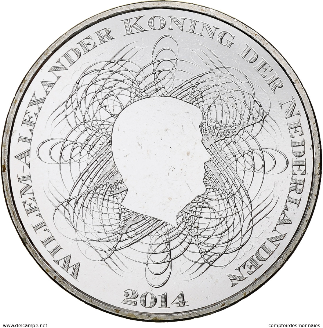 Pays-Bas, Willem-Alexander, 5 Euro, Dutch Bank, 2014, Utrecht, Cuivre Plaqué Ar. - Nederland