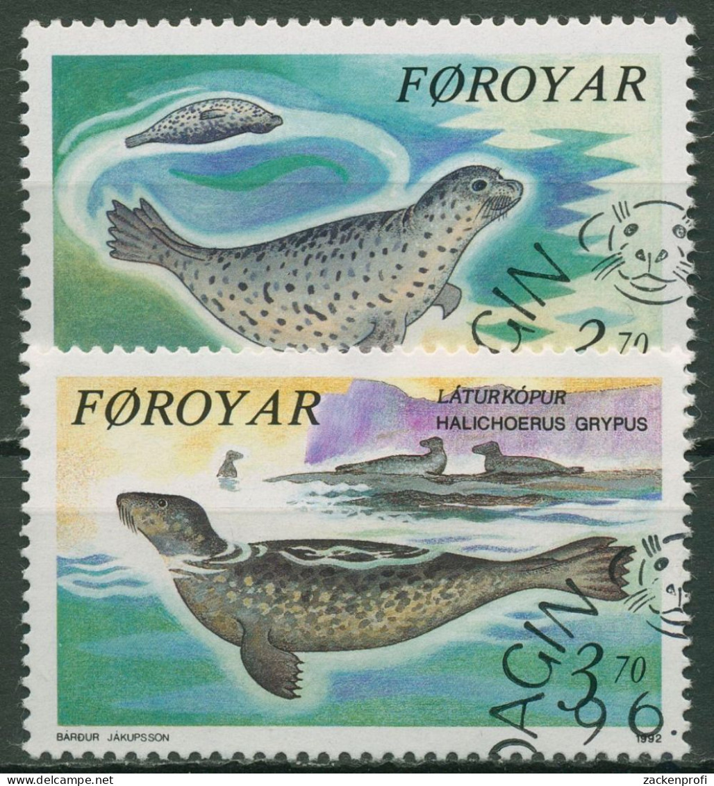 Färöer 1992 Seehunde 235/36 Gestempelt - Faroe Islands