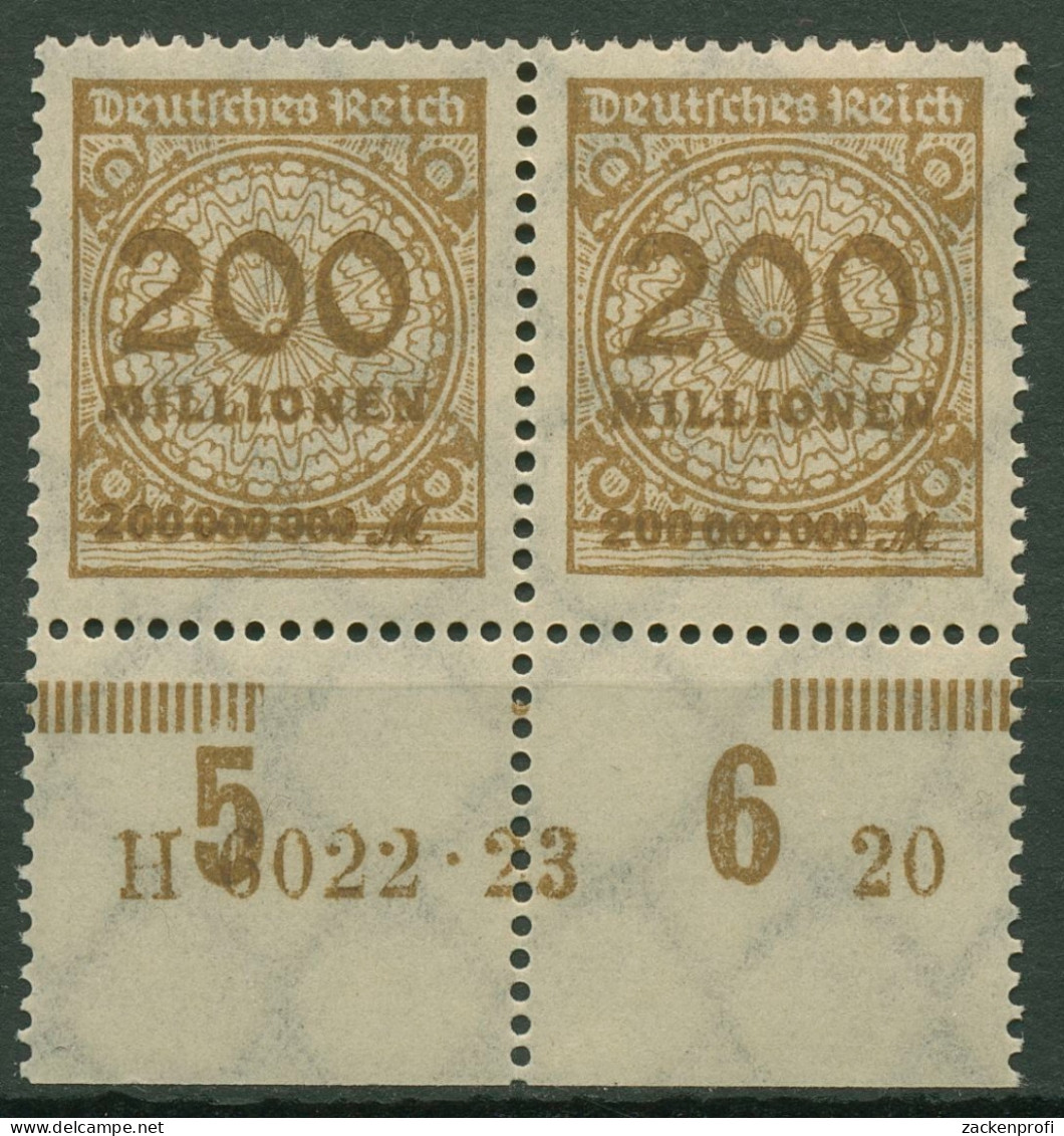 Deutsches Reich 1923 Hausauftragsnummer 323 APa HAN 6022.23 Postfrisch - Ungebraucht