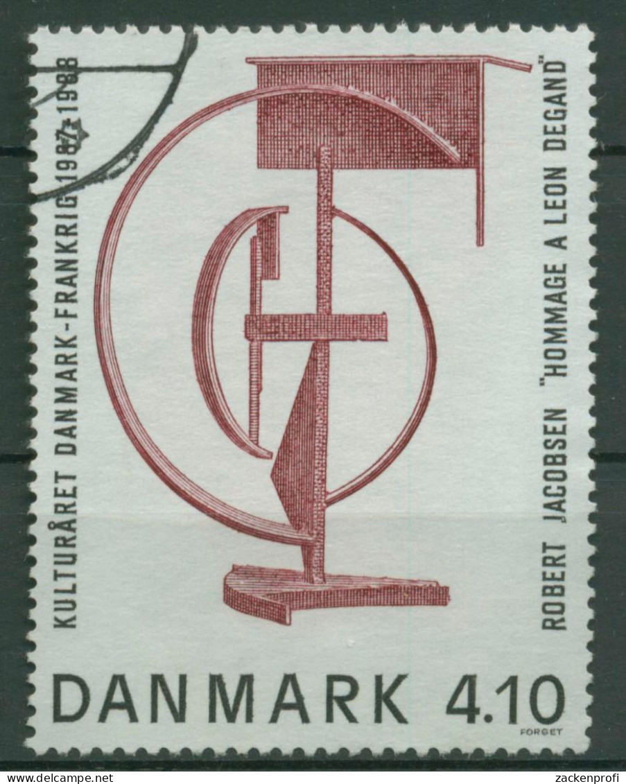 Dänemark 1988 Französisches Kulturjahr Metallkunst 928 Gestempelt - Used Stamps