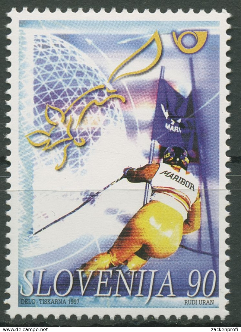 Slowenien 1997 Ski-Weltcup Maribor Riesenslalom 213 Postfrisch - Slovénie