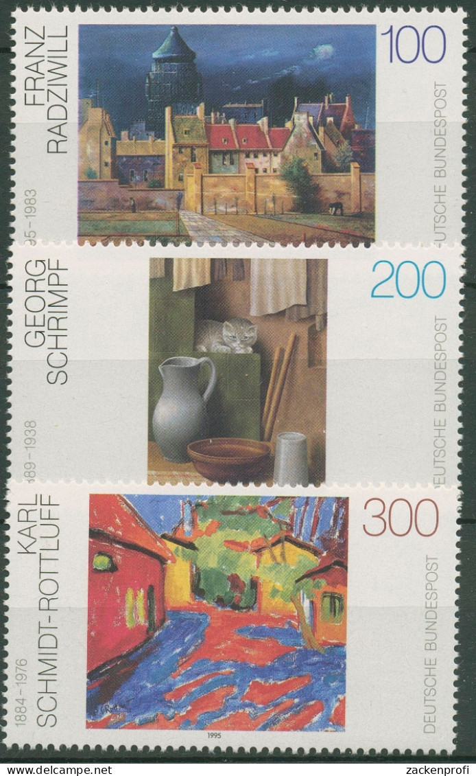 Bund 1995 Gemälde Malerei Des 20. Jahrhunderts 1774/76 Postfrisch - Ungebraucht