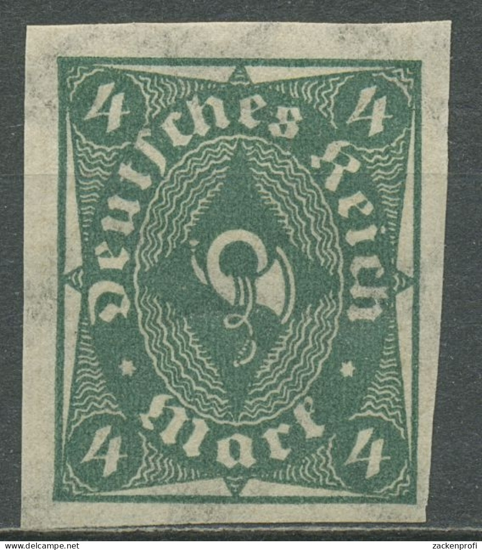 Deutsches Reich 1922/23 Posthorn Ungezähnt 226 A U Postfrisch - Neufs