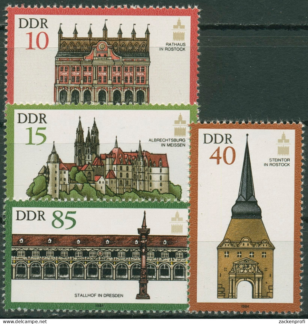 DDR 1984 Denkmalpflege Bauwerke 2869/72 Postfrisch - Unused Stamps