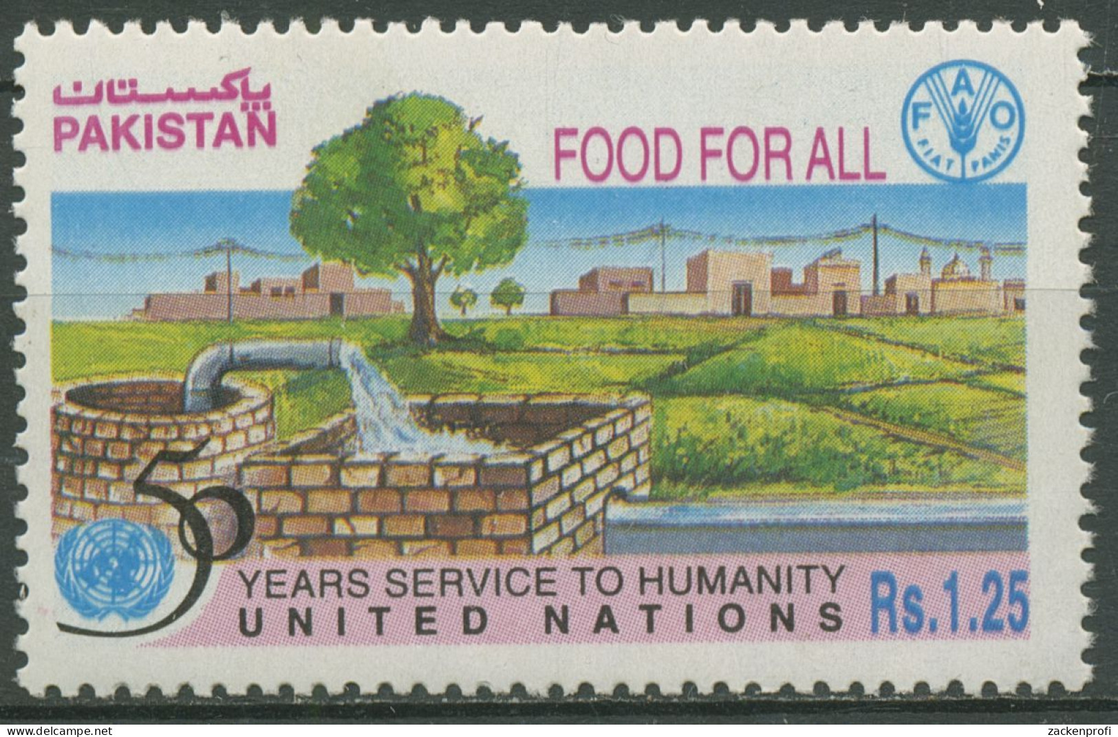 Pakistan 1995 Welternährungsorganisation FAO 954 Postfrisch - Pakistan