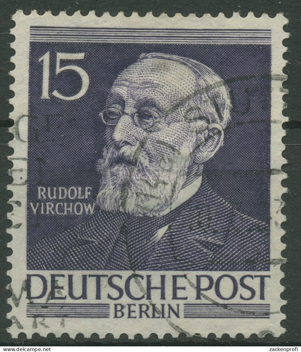 Berlin 1952 Männer Berlins: Rudolf Virchow 96 Gestempelt (R19287) - Usati
