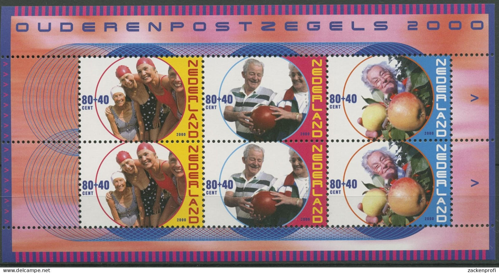 Niederlande 2000 Sommermarken Senioren Block 64 Postfrisch (C95030) - Blocks & Sheetlets