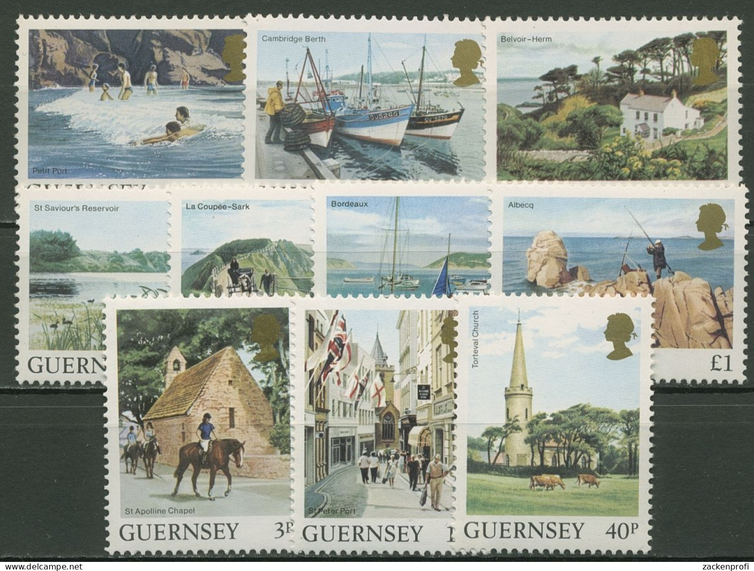 Guernsey 1984 Ansichten Landschaften 288/97 A Postfrisch - Guernsey
