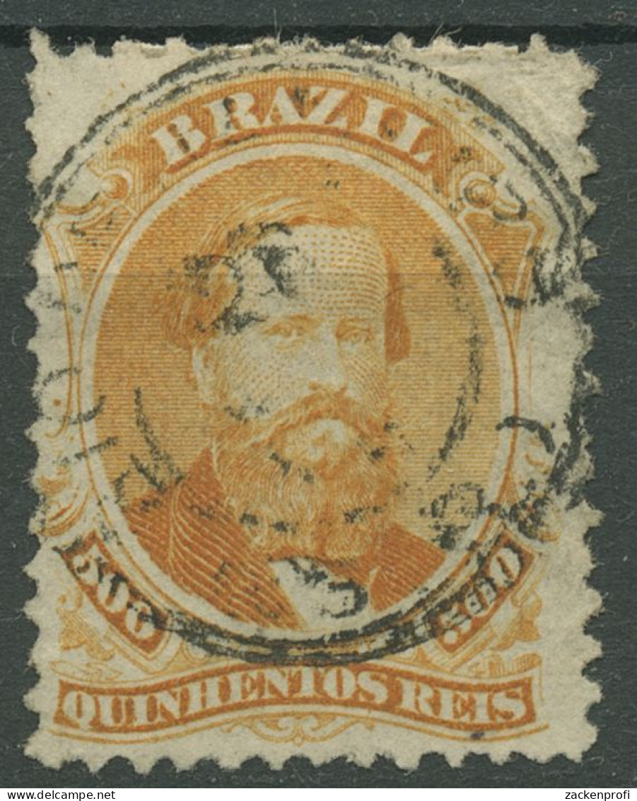 Brasilien 1866 Kaiser Pedro II. 29 Gestempelt - Gebraucht