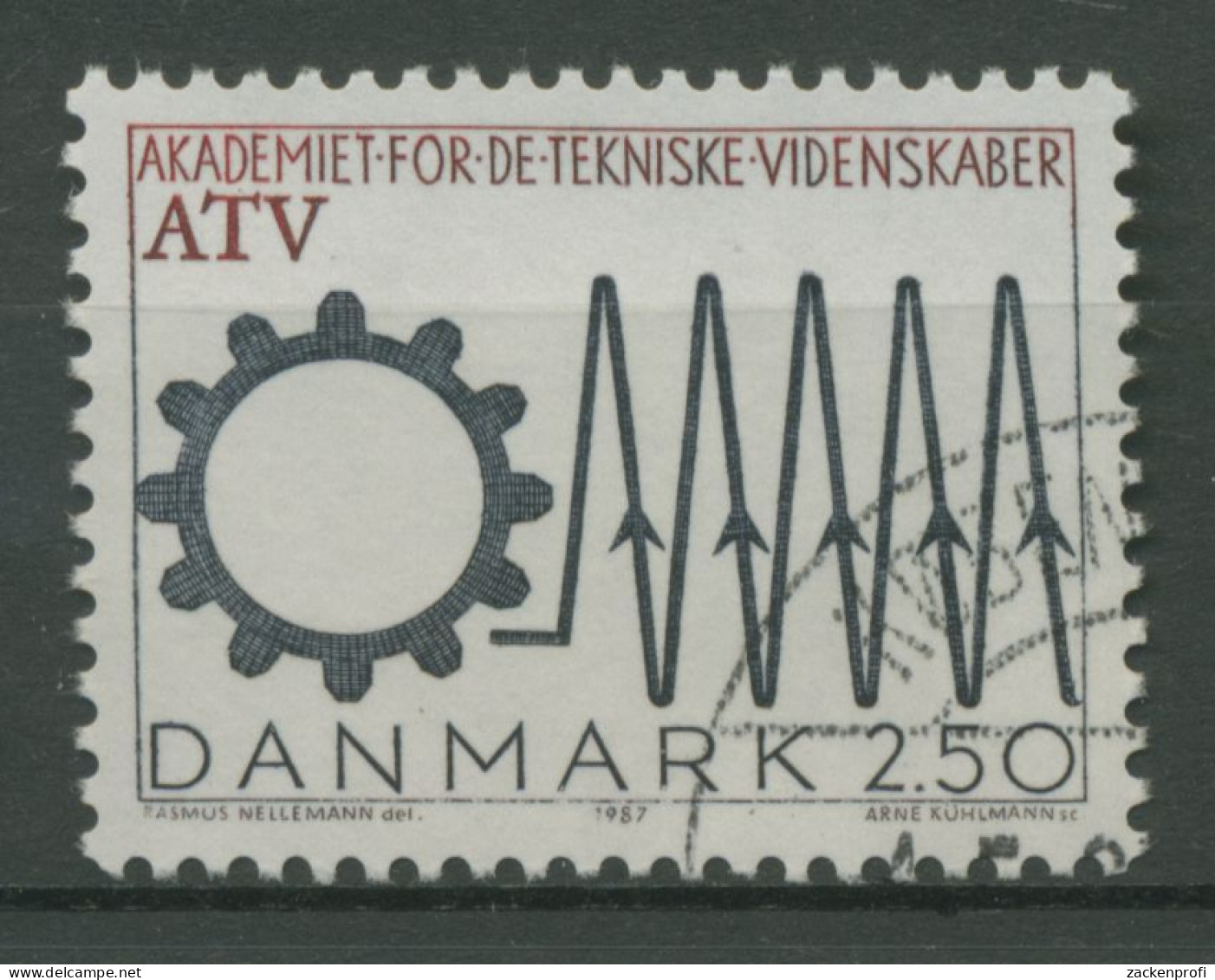 Dänemark 1987 Akademie Technische Wissenschaften 894 Gestempelt - Oblitérés