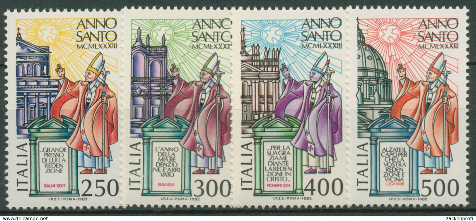 Italien 1983 Heiliges Jahr D.Erlösung Papst Johannes Paul II. 1830/33 Postfrisch - 1981-90: Mint/hinged