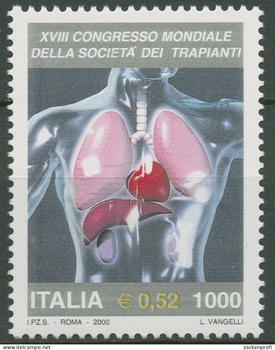 Italien 2000 Transplantationsmedizin 2715 Postfrisch - 1991-00: Mint/hinged