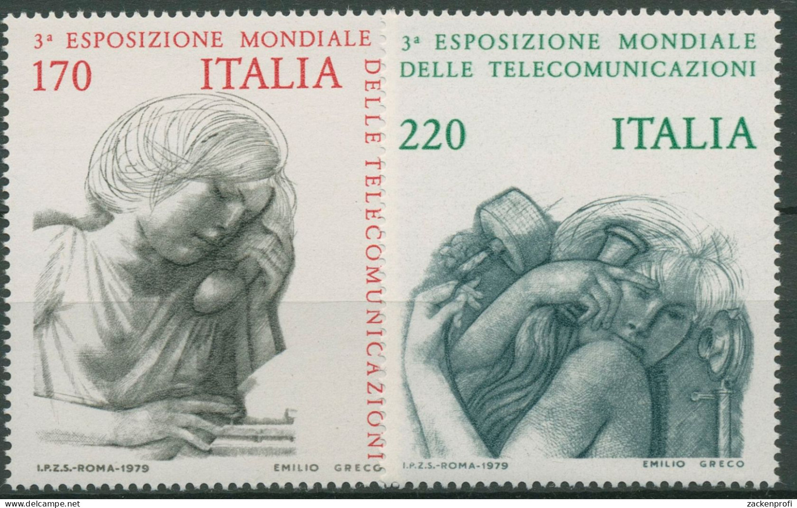 Italien 1979 Messe Für Telekommunikation 1668/69 Postfrisch - 1971-80: Mint/hinged