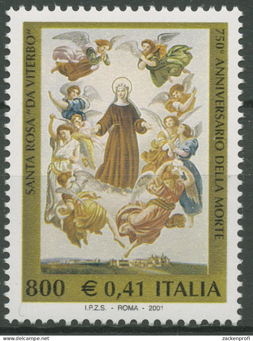 Italien 2001 Heilige Rosa Von Viterbo 2745 Postfrisch - 2001-10:  Nuovi