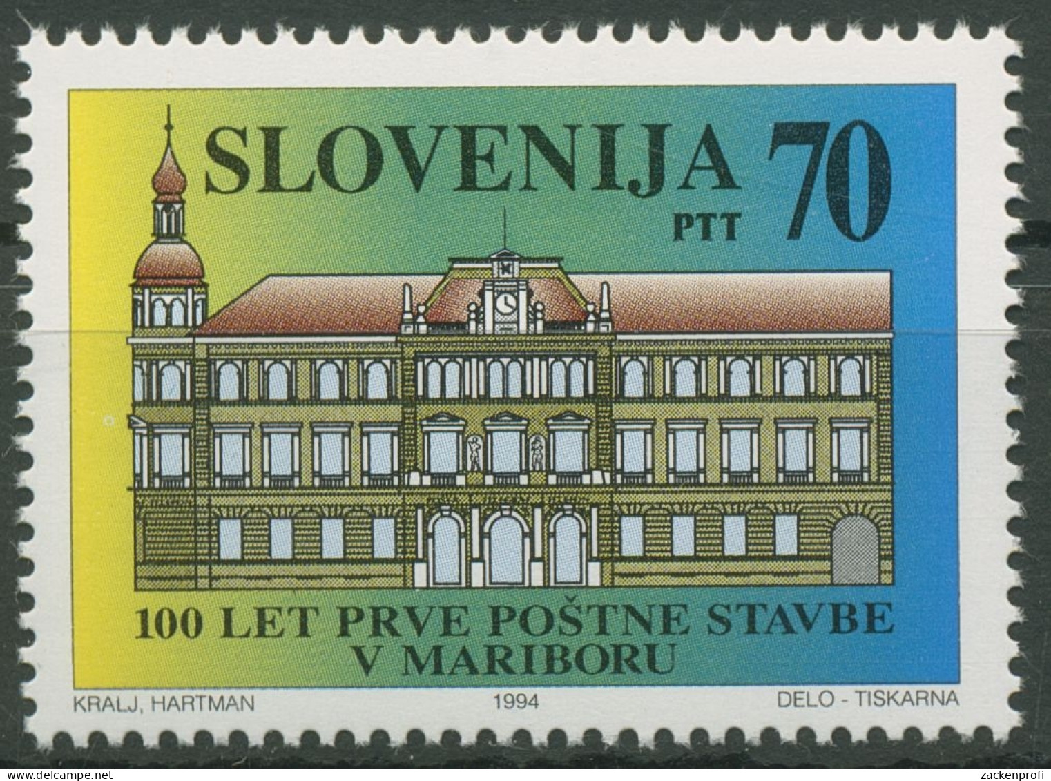 Slowenien 1994 Postamt Marburg/Drau 93 Postfrisch - Slovenia