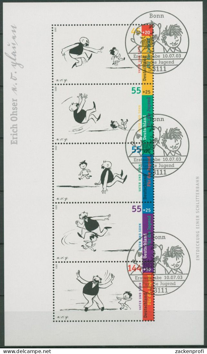 Bund 2003 Jugend Vater & Sohn Block 63 ESST Bonn Gestempelt (C98861) - Other & Unclassified