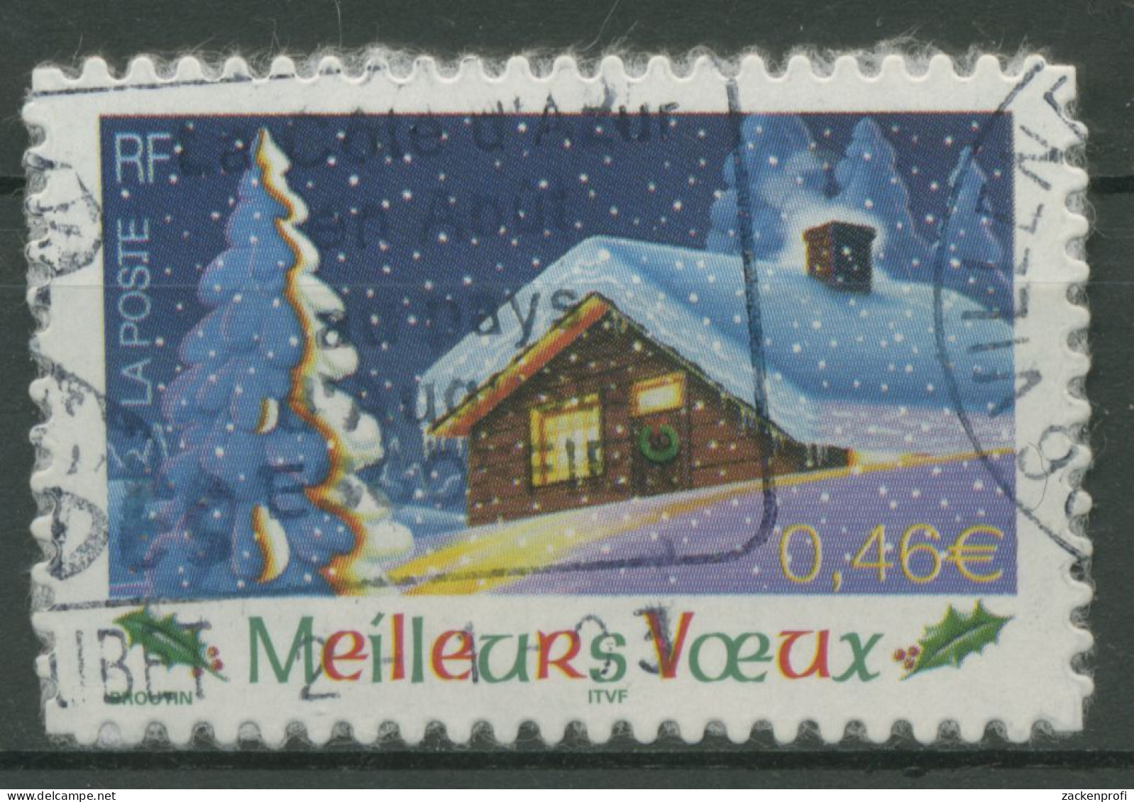 Frankreich 2002 Weihnachten Neujahr 3672 Gestempelt - Used Stamps