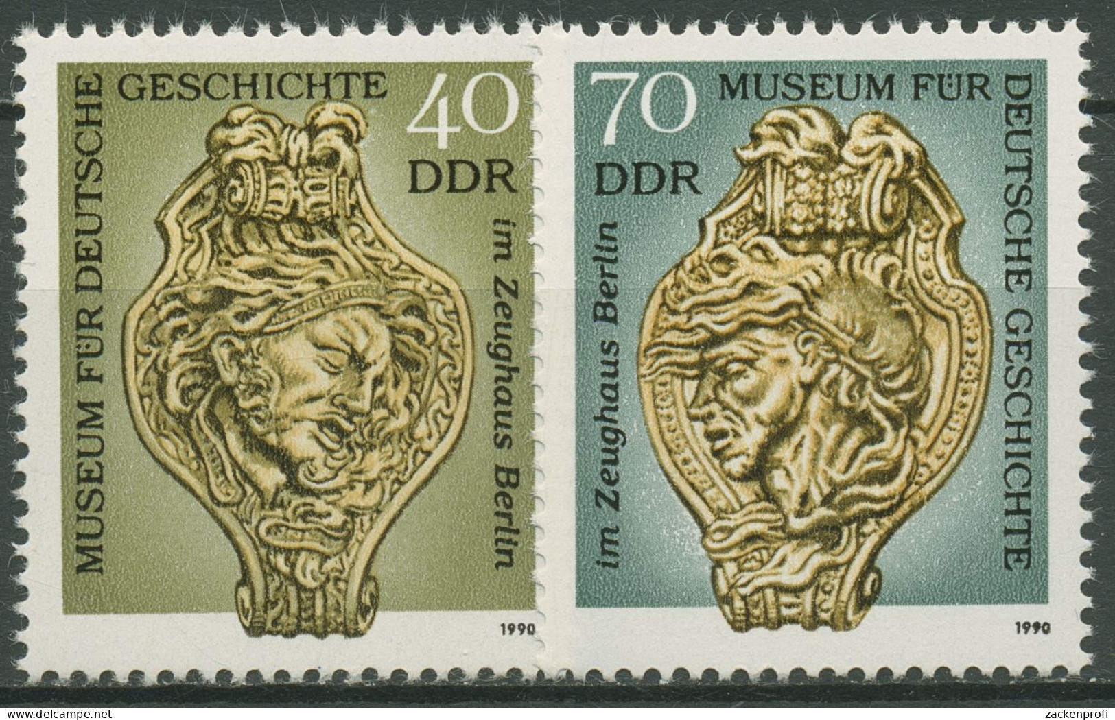 DDR 1990 Zeughaus Berlin Deutsche Geschichte 3318/19 Postfrisch - Neufs