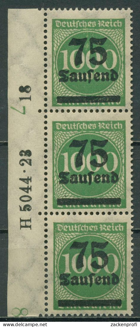 Deutsches Reich 1923 Freim. M. Hausauftrags-Nr. 288 II HAN Links Postfrisch - Ongebruikt