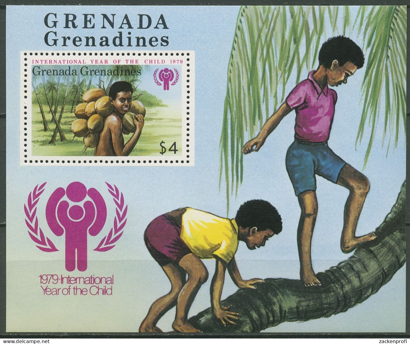 Grenada-Grenadinen 1979 Jahr Des Kindes Block 42 Postfrisch (C97261) - Grenade (1974-...)