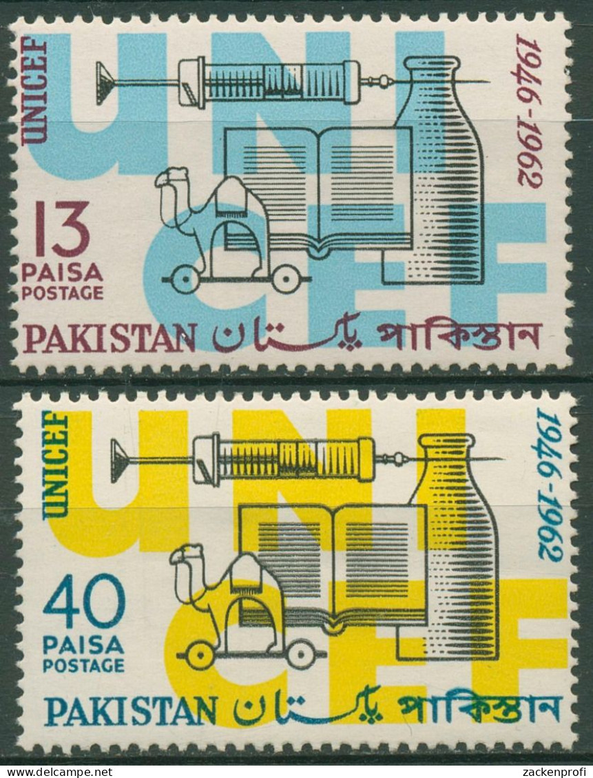 Pakistan 1962 Kinderhilfswerk UNICEF 175/76 Postfrisch - Pakistán